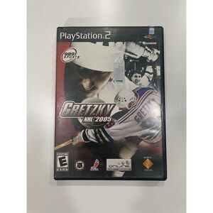 Gretzky NHL 2005 PlayStation 2 PS2 Complete Game Manual & Registration Card